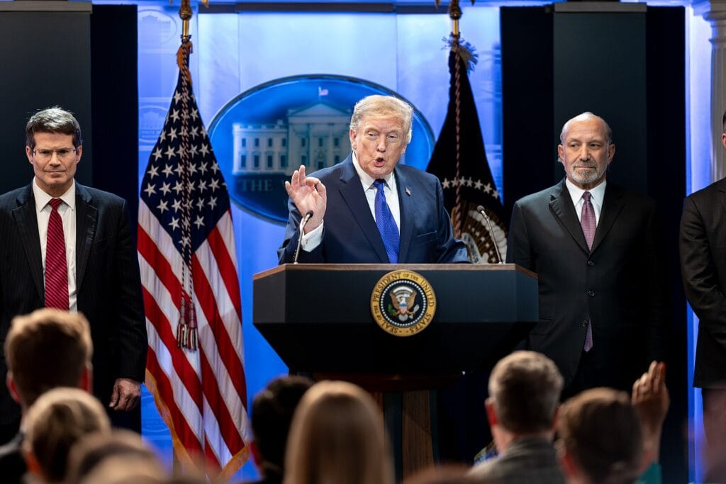 Rising gas prices at a US fuel station as White House addresses oil spike.